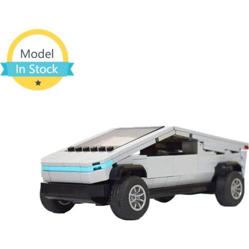 MOC New Cybertruck Sports Car Model Building Block Jungle Off-Road Racing Car Brick Set Vehicle DIY Assemble Gift Childrens Toy