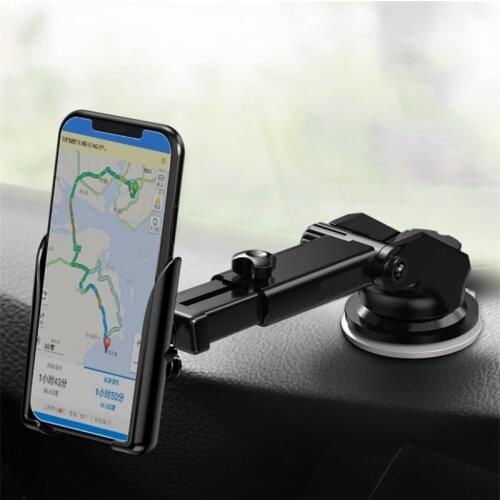 New Gravity Car Phone Holder + Suction Cup Adjustable Universal Mount Holder for Phone in Car Cell Mobile Smartphone Support