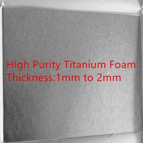 High Purity Porous Titanium Foam Powder Sintered Titanium Water Electrolysis Titanium Electrode Material Special for Experiments