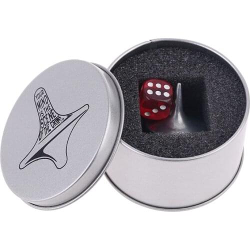 Inception Totem Zinc Alloy Silver Spinning Top Accurate Replica Dice& Gift Box Y4UD