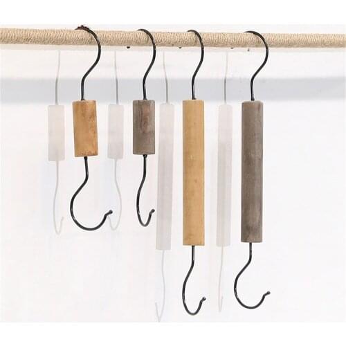 Stainless Steel Black S Shaped Hooks Bathroom Kitchen Hanging Hanger Clasp Rack Sundries Organizer Storage Holders
