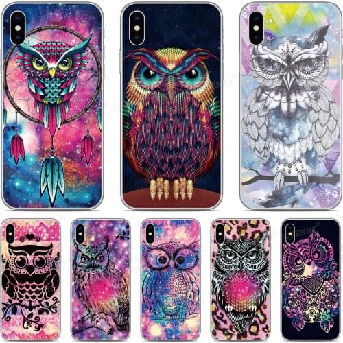 Silicone Cute Art Owl Cover For Wiko Y81 Y51 Y62 Y61 Y50 Y60 Y80 Sunny 5 Lite View 5 Plus 3 4 Lite 2 Go Power U20 U10 Phone Case