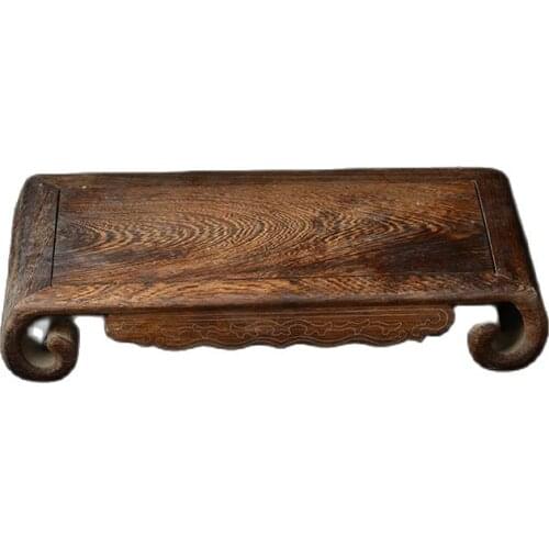 Old Handwork Wood Carved Of Appreciation Tables Statue