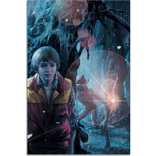 Stranger Things TV Series Silk Poster Wall Art Print 12x18 20x30 inch Decoration Pictures Wallpaper Living Room Decor
