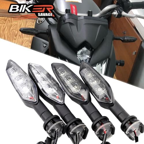 Turn Signals Motorcycle For YAMAHA FZ6 N/S FZ-6R FZ1 FZ8 FAZER FZ1N TDM 900 XJ6N XJ6 Diversion F Indicator LED Flashing Light