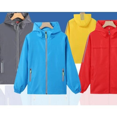 Mens Windbreaker Jackets Waterproof Hooded Cycling Coat Windproof Quick Dry Sun Protection Hiking Clothes Ropa Ciclismo Hombre