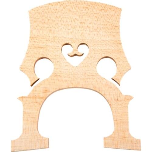 1/2 Size Cello Bridge Maple Exquisite Workmanship