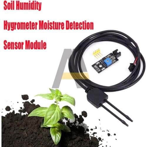 Soil Moisture Sensor Soil Detector Module DC3.3-12V Soil Moisture Test Soil Humidity Test Corrosion Resistance Probe for Arduino