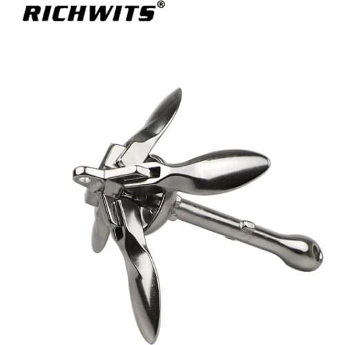 Stainless steel 316 anchor, folding anchor, umbrella anchor, yacht hardware anchor, ship accessories, anchor