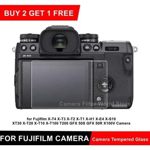 Fuji XT4 XT3 XE4 XS10 Camera Tempered Glass Screen Protector for Fujifilm X-T4 X-T3 X-T2 X-T1 X-H1 X-E4 X-S10 Protective Film