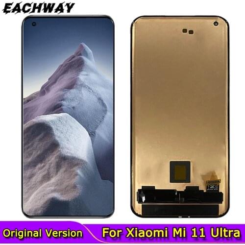 For Xiaomi Mi 11 Ultra LCD Display Touch Screen Digitizer for Xiaomi Mi 11 Ultra Display Screen Replacement Parts