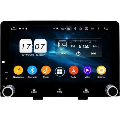 9" 1 Din 8 Core Android 9.0 Car Radio For KIA RIO 2017-2018 Turkey Car Multimedia Player Car Audio PX5 Car Stereo 1024*600 DSP