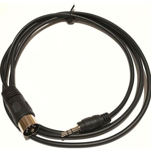 3.5mm Stereo Jack Audio Cable Din 5 Pin MIDI Male Plug High Quality for Microphone 1.5m