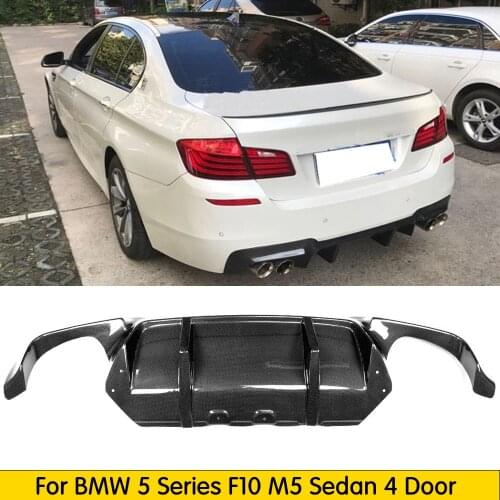 Car Styling Racing Rear Diffuser Lip Spoiler for BMW 5 Series F10 525i 528i M Sport Sedan 2012-2016