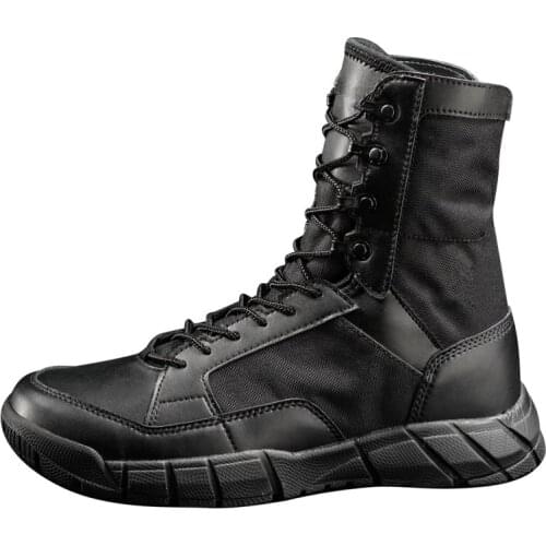 Men Outdoor Climbing Training Waterproof Military Tactical Boots Sports Camping Hiking Ultralight Breathable Combat High Shoes