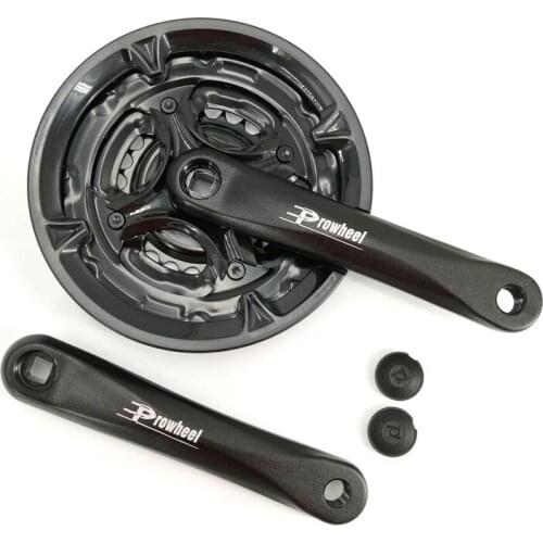 MTB 18-21-24 Speed Mountain Bike Crankset 42-34-24T Chain Wheel Chainring Aluminum Alloy 170mm Crank Bicycle Part For PROWHEEL