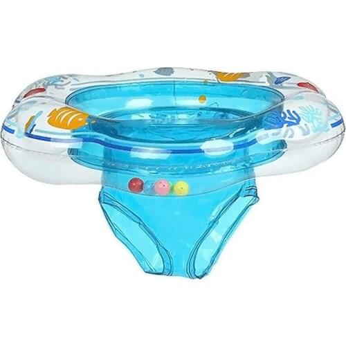 Baby Ring Bath Baby Swimming Rings Float Buoy Inflatable Waist Trainer Pool Inflatable Ring Toddler Flotador Double Safety Swim