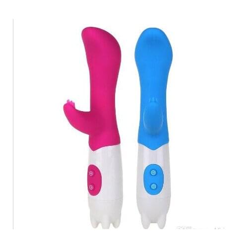 G-Spot Vibrators Waterproof Dual Vibration Vibrating Stick Rabbit Dildo Sex Toys for Women Adult Sex Products Free Shipping