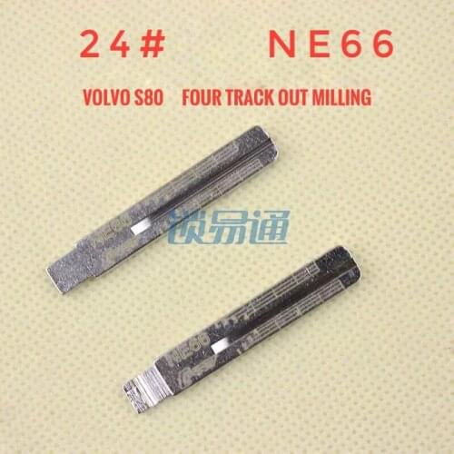 Engraved Line Key For 2 in 1 LiShi For Volvo S80,four track out milling key blank,Scale Shearing Teeth Blank Key NO.24[10pcs]
