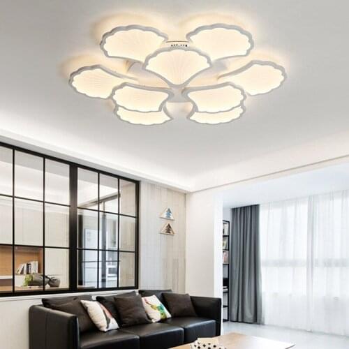 Creative simple modern LED living room ceiling lamp Shell Bedroom Study Hallway Ceiling Lights Business place lighting