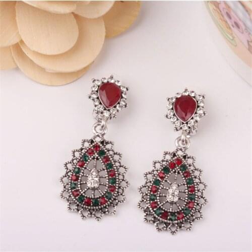 New Hot Sale Clip-on Earrings Style Resin Crystal No Piercing Ear Cuff Clip Earring For Women Mom Niceshow Brincos Fashion Gift