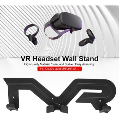 VR Accessories For Oculus Quest 2 VR Controller Stand Vr Headset Wall Mount Rack Holder For Oculus Rift-S HTC Vive Playstation