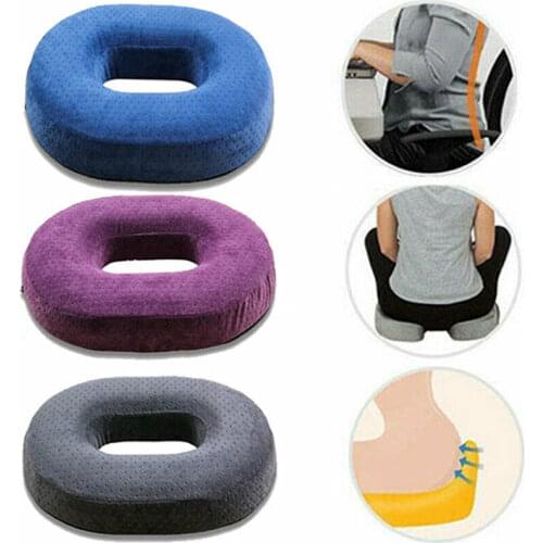 Coccyx Pain Relief Memory Foam Comfort Donut Ring Chair Seat Cushion pillow for Pregnant Woman Sedentary People Travel Office