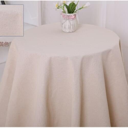 50x150cm Cotton Blank Beige Fabric Cloth Handmade Sewing Patchwork Sofa Pillow Cover Curtain Tablecloth Bag Wallet Bedding