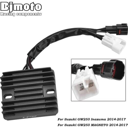 BJMOTO Motorcycle Voltage Regulator Rectifier For Suzuki GW250 Inazuma / MAGNETO 2014-2017 32800-48H00