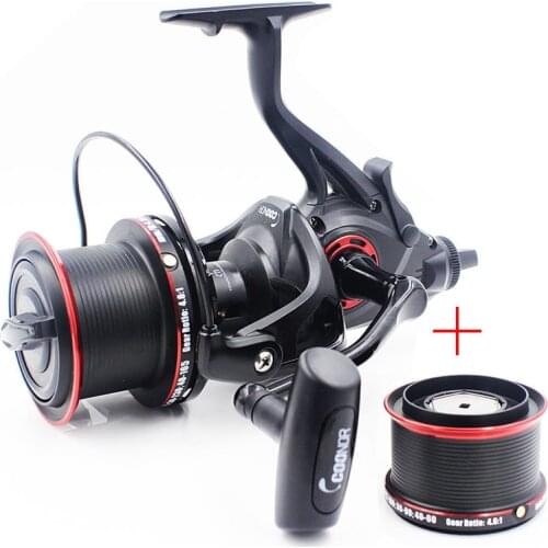 High Speed Spinning Reel,Full Metal Carp Fishing Tackle Double Spool 9000+8000 12+1BB Boat Fishing Reel Moulinet jigging