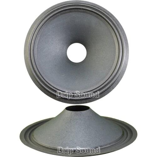 10" inch 245mm 49.5mm Core Speaker Cone Paper Basin Woofer Drum Paper 2-Ring Cloth Edge Trumper Bass Repair Parts #1