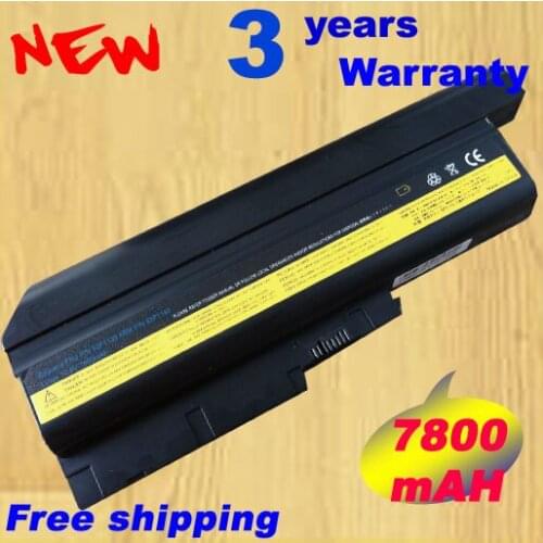 7800mah 9 cells Replacement Laptop Battery For IBM ThinkPad R60 R60e T60 T60p Lenovo ThinkPad R500 T500 W500 laptop