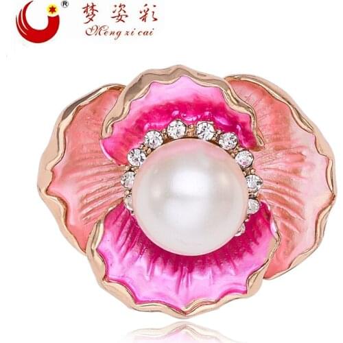 Free shipping beautiful jewelry for women dresses pearl broche rhinestone corsage clothes brooches pins for children X0801