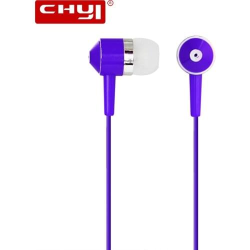 CHYI Wired Stereo Music Earphone Universal 3.5mm Bass Earbuds Headset Colorful Game Sports Earphones For PC Phone Tablet MP3