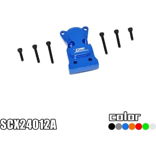 For AXIAL-1/24 4WD SCX24 DEADBOLT-AXI90081 Aluminum alloy front and rear gearbox universal cover, RC car upgrade alloy front axl