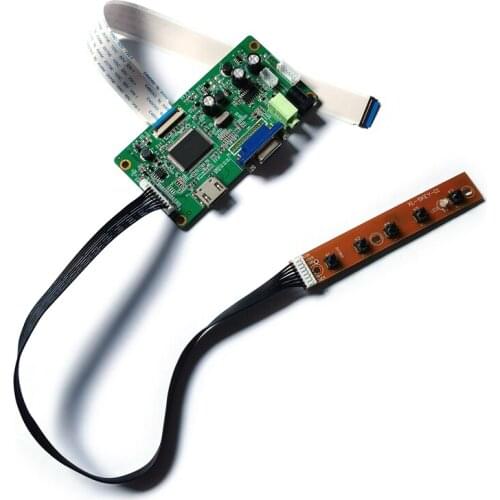 For N140FGE/N173FGA/N173FGE LED LCD EDP 30-Pin VGA screen 1600*900 display controller board DIY kit