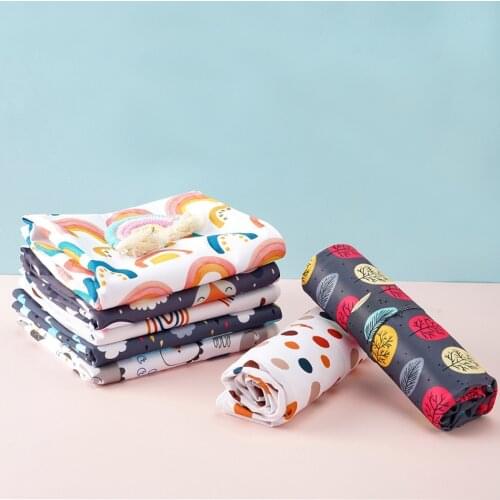 HappyFlute 2pcs/set New Series Waterproof and Breathable 40*70 Flute Flute Blanket Changing MAT for Baby