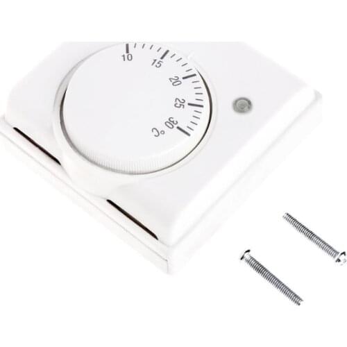 Room Floor Temperature Controller Mechanical Central Heating Thermostat 220V AC Stable Performance Beautiful Appearance Comforta