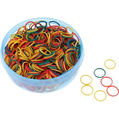 Mixed Color Braided Hair Ties Set Rope Elastic Rubber Bands Ponytail Holder