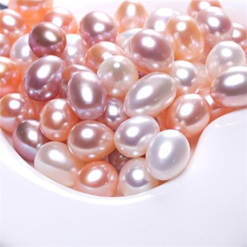 FDLK Natural Freshwater Pearl 3A Grade Non-porous Glutinous Rice Beads Naked Jewelry DIY Necklace Earrings Jewelry Accessories