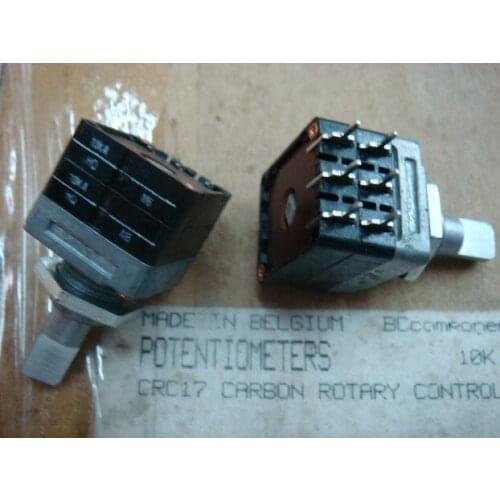 Original new 100% double potentiometer 10K long handle 20MMF (SWITCH)