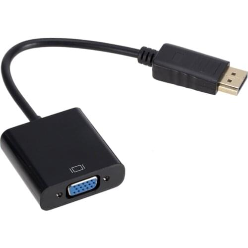 DP To VGA Adapter Cables Digital to Analog Male To Female Converter Cable For PC PC Computer Laptop Display Devices