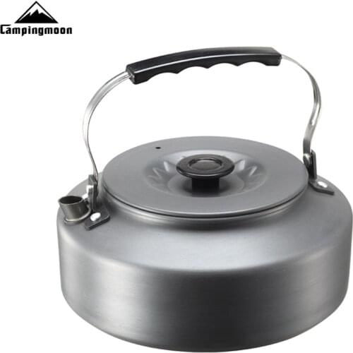 Portable Outdoor Water Kettle Teapot Coffee Pot Aluminum Alloy Tea Kettle Outdoor Camping Hiking Picnic Tableware Accessries