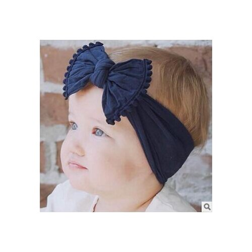 60pcs/lot DIY Multi Nylon Simple Tooth Edge Bowknot Headband Elasticity Baby Balls Head Bands Hair Styling Tools Accessory HA965