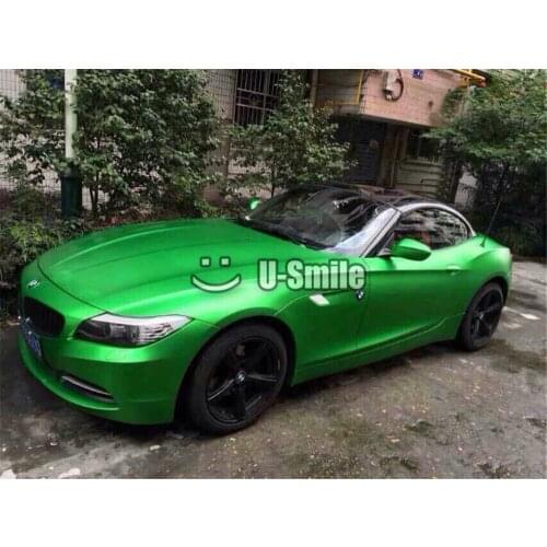 Premium Matte Metallic Green Vinyl Wrap Roll Air Free For Car Wrap Film