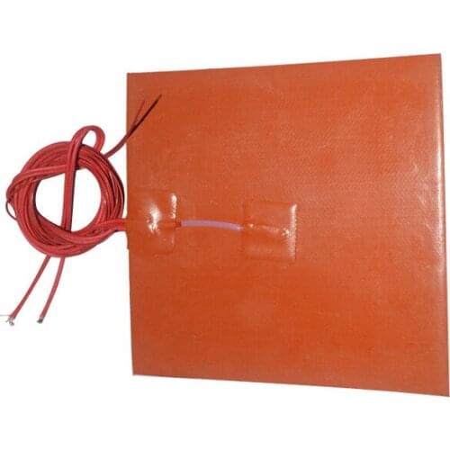 Silicone Heated Bed Heating Pad Waterproof 300x300mm 110v 450W