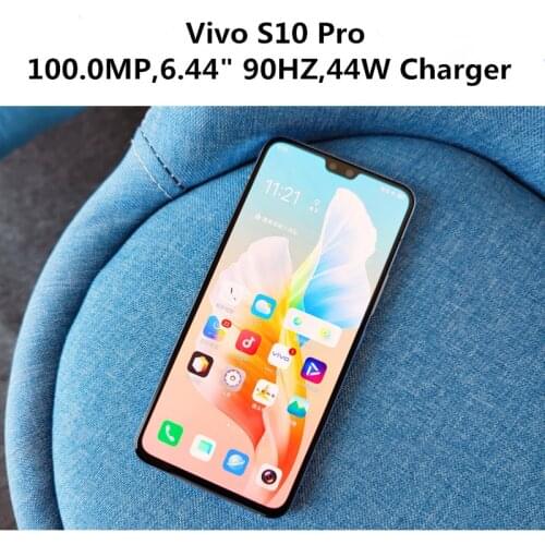 New Vivo S10 Pro 5G Android Phone 108MP+44.0MP 12GB RAM 256GB ROM UFS 3.1 NFC 6.44" 90HZ 44W Super Charger Face Wake Unlocked