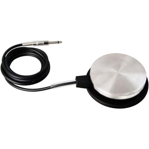 YILONG Premium Round Stainless Steel Tattoo Foot Pedal Power Supply Switch Machine Tattoo Supplies Power Cord