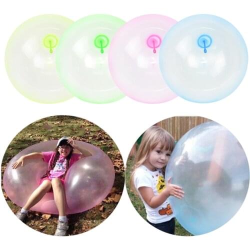 Green Outdoor Soft Squishies Air Water Filled Bubble Ball Blow Up Balloon Toy party game for kids inflatable gift