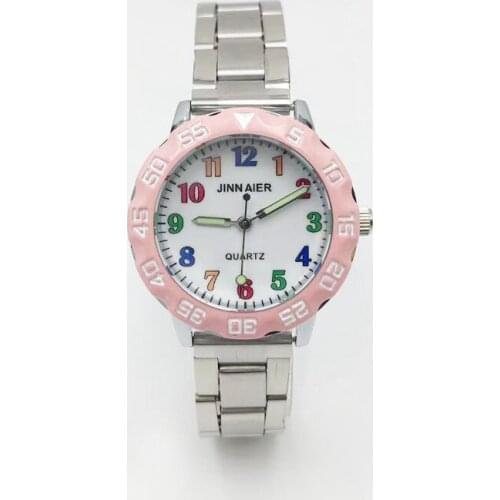 Quartz Women Watch Metal Band Luminous Hands Analog Silver Wrist Watch for Ladies Girls horloges vrouwen Wristwatch Woman Gift